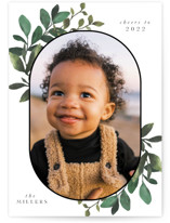 Fresh Start Boughs New Year Photo Cards