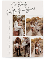 Mod Align New Year Photo Cards