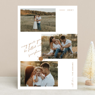 Golden New Year Photo Cards