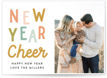 Cheeky Cheer New Year Photo Cards