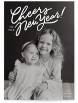 New Years Cheers New Year Photo Cards