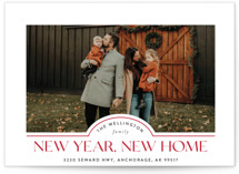 New Home New Year Photo Cards