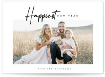 happiest times New Year Photo Cards