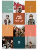 Year in Review New Year Photo Cards