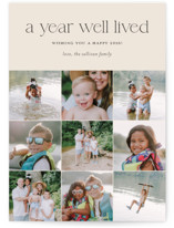 Annual Review New Year Photo Cards