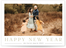 Headline New Year Photo Cards
