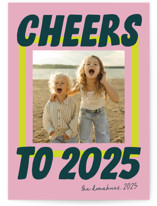 Bold and Bright New Year Photo Cards