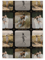 Contact Sheet New Year Photo Cards