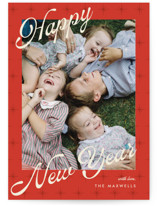 Retro NY New Year Photo Cards