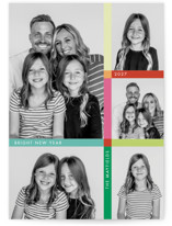 Color Coded New Year Photo Cards
