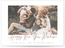Happy Wishes New Year Photo Cards