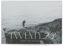 Elegant Arch New Year Photo Cards