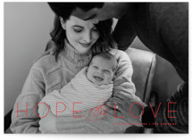 Hope and Love New Year Photo Cards