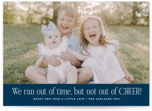 Short on Time New Year Photo Cards