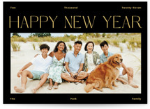 Fancy New Year Photo Cards