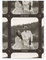 Vintage Film New Year Photo Cards
