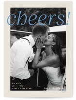 Modern Headliner New Year Photo Cards