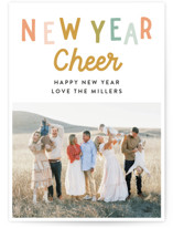 Cheeky Cheer New Year Photo Cards