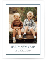 Timeless Frame New Year Photo Cards