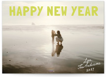 Boldly Soft New Year Photo Cards