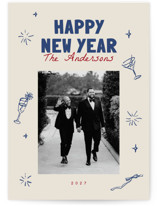 Pop & Sparkle New Year Photo Cards