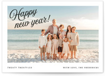Vintage Snapshot New Year Photo Cards