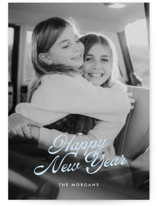 Sideways New Year Photo Cards