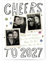 Scrap Cheers New Year Photo Cards