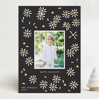 sunny daisies New Year Photo Cards