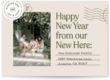 New Here New Year Photo Cards