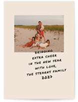 Written Note New Year Photo Cards