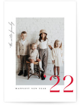 abbreviate New Year Photo Cards