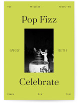 Neon New Year Photo Cards