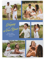 Playful Pop New Year Photo Cards