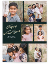 Playful Pop New Year Photo Cards