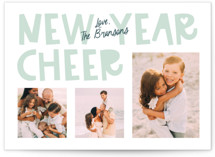 Joy and Cheer New Year Photo Cards