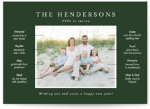 Our Year in Review New Year Photo Cards
