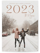Leaping New Year Photo Cards