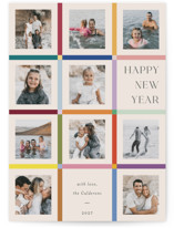 a year of colors New Year Photo Cards
