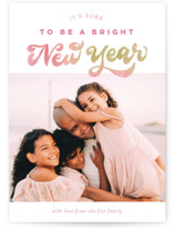 Funky New Year New Year Photo Cards