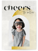 Over the Moon New Year Photo Cards