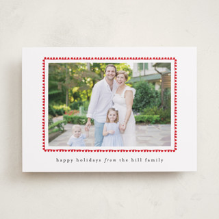 hand drawn scallop New Year Photo Cards