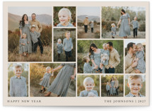 Photomontage New Year Photo Cards