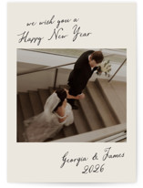 New Year Note New Year Photo Cards