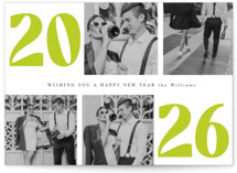 Bold NewYear New Year Photo Cards