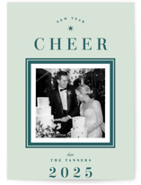 Cheer in the New Year New Year Photo Cards