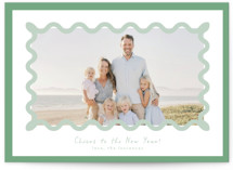 Party Squiggle New Year Photo Cards