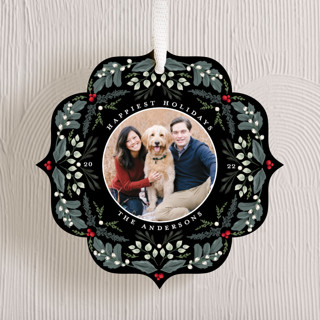 Botanical Ornament Holiday Ornament Cards