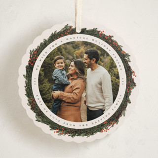Blooming Pine Holiday Ornament Cards