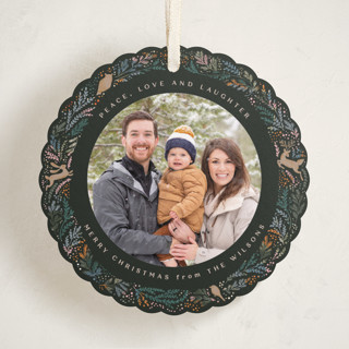 Ornamental sentiment Holiday Ornament Cards